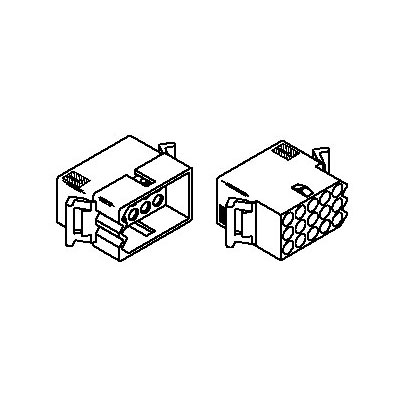 Woodhead MOLEX-1375PRT- gce01,molex crimp style, nylon connectors